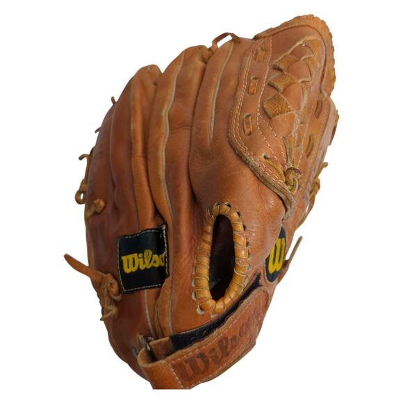 George Brett Signature Model Wilson A2124 Leather Baseball Glove RHT 12" - Picture 7 of 7